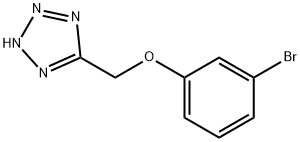 2H-Tetrazole, 5-[(3-bromophenoxy)methyl]-,1225763-89-2,结构式