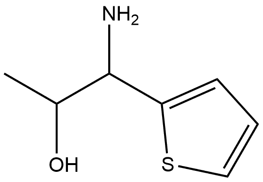 1-AMINO-1-(2-THIENYL)PROPAN-2-OL 结构式