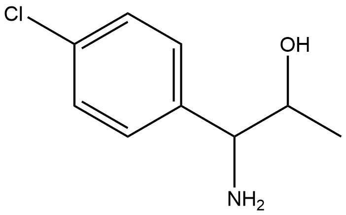 1-AMINO-1-(4-CHLOROPHENYL)PROPAN-2-OL,1226165-30-5,结构式