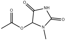 2,4-Imidazolidinedione, 5-(acetyloxy)-1-methyl-
