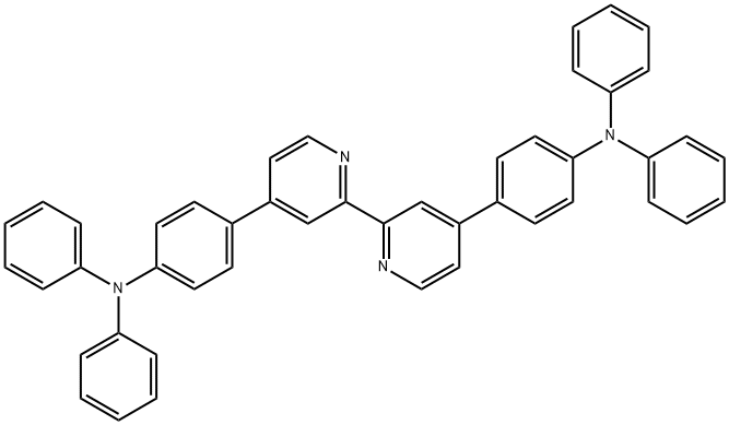 4,4'-([2,2'-Bipyridine]-4,4'-diyl)bis(N,N-diphenylaniline) Structure