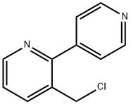3-Chloromethyl-2-(pyridin-4-yl)pyridine 结构式