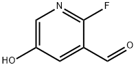 3-Pyridinecarboxaldehyde, 2-fluoro-5-hydroxy- Struktur