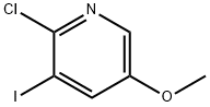 2-chloro-3-iodo-5-methoxypyridine,1227578-09-7,结构式