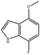 1H-Indole, 7-fluoro-4-methoxy- 结构式