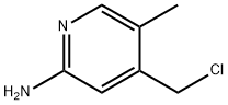 2-Amino-4-chloromethyl-5-methylpyridine Structure