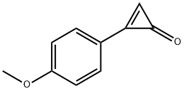 2-Cyclopropen-1-one, 2-(4-methoxyphenyl)- 结构式