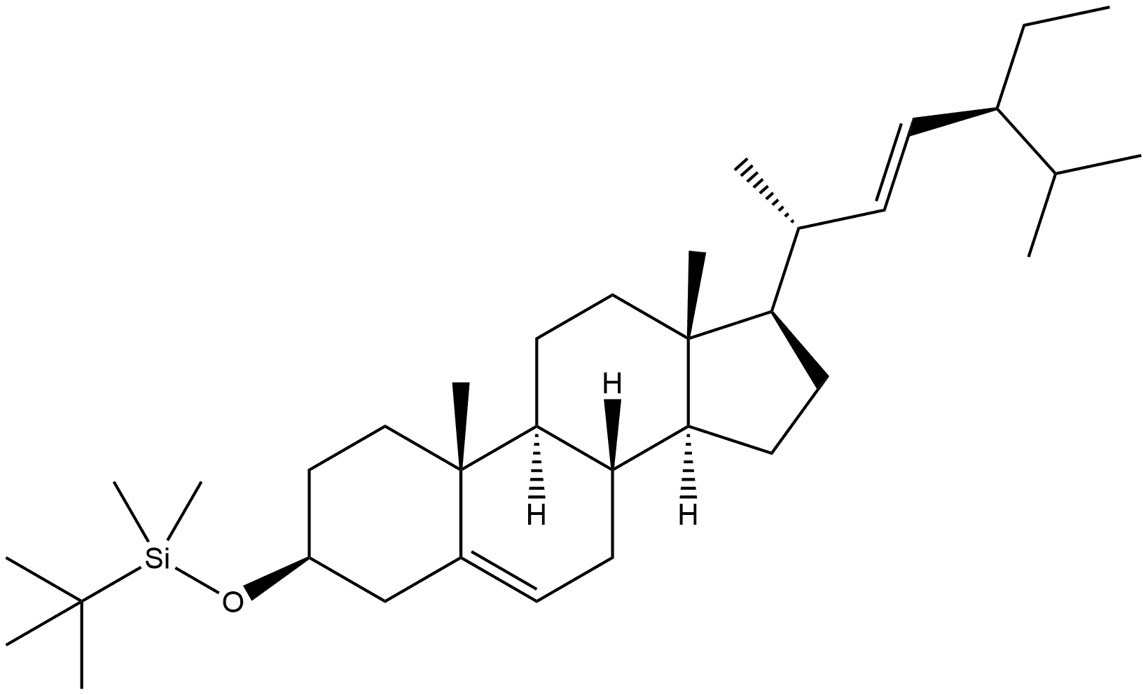 Stigmasta-5,22-diene, 3-[[(1,1-dimethylethyl)dimethylsilyl]oxy]-, (3β,22E)-