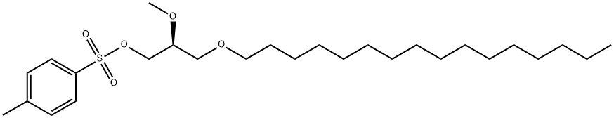 1-Propanol, 3-(hexadecyloxy)-2-methoxy-, 4-methylbenzenesulfonate, (R)- (9CI)