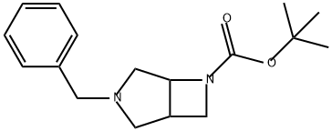 3-苄基-3,6-二氮杂双环[3.2.0]庚烷-6-羧酸叔丁酯, 122828-36-8, 结构式
