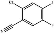 Benzonitrile, 2-chloro-5-fluoro-4-iodo- Struktur