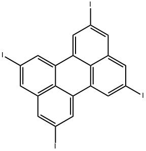 2,5,8,11-四碘苝, 1228425-14-6, 结构式