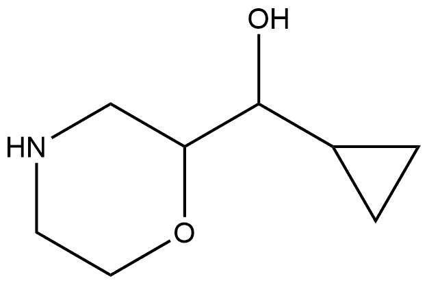 2-Morpholinemethanol,α-cyclopropyl- Structure