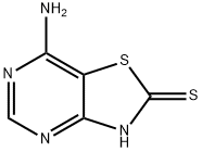 Thiazolo[4,5-d]pyrimidine-2(3H)-thione, 7-amino- Structure