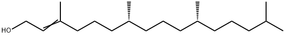 2-Hexadecen-1-ol, 3,7,11,15-tetramethyl-, (7R,11R)- Structure