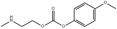 Carbonic acid 4-methoxyphenyl 2-methylaminoethyl ester 结构式