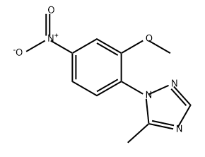 1H-1,2,4-Triazole, 1-(2-methoxy-4-nitrophenyl)-5-methyl-