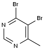 Pyrimidine, 4,5-dibromo-6-methyl- 结构式