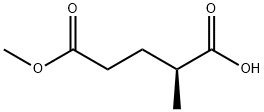 Pentanedioic acid, 2-methyl-, 5-methyl ester, (2S)- Structure