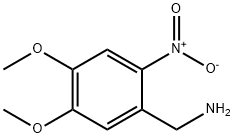 Benzenemethanamine, 4,5-dimethoxy-2-nitro- Struktur
