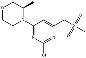 Morpholine, 4-[2-chloro-6-[(methylsulfonyl)methyl]-4-pyrimidinyl]-3-methyl-, (3R)-