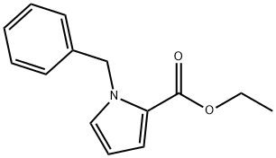 1H-Pyrrole-2-carboxylic acid, 1-(phenylmethyl)-, ethyl ester Structure