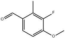 3-氟-4-甲氧基-2-甲基苯甲醛,1234846-31-1,结构式