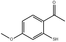 Ethanone, 1-(2-mercapto-4-methoxyphenyl)- Struktur