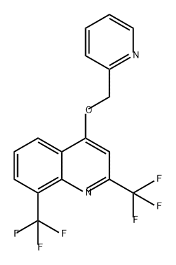 Quinoline, 4-(2-pyridinylmethoxy)-2,8-bis(trifluoromethyl)-