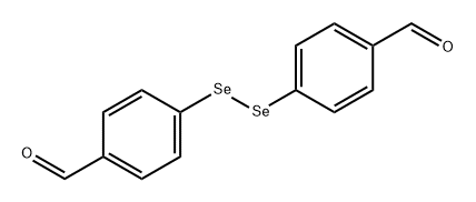 Benzaldehyde, 4,4'-diselenobis- Structure