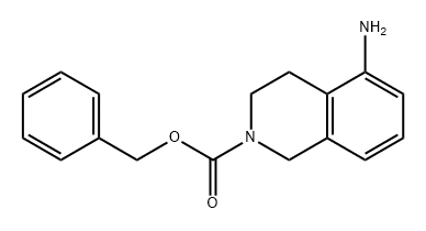 2(1H)-Isoquinolinecarboxylic acid, 5-amino-3,4-dihydro-, phenylmethyl ester Structure