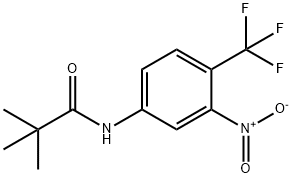 2,2-Dimethyl-N-[3-nitro-4-(trifluoromethyl)phenyl]propanamide Structure