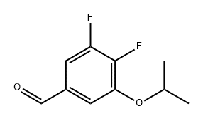 3,4-Difluoro-5-isopropoxybenzaldehyde 结构式