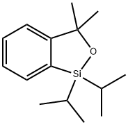 2,1-Benzoxasilole, 1,3-dihydro-3,3-dimethyl-1,1-bis(1-methylethyl)- Structure