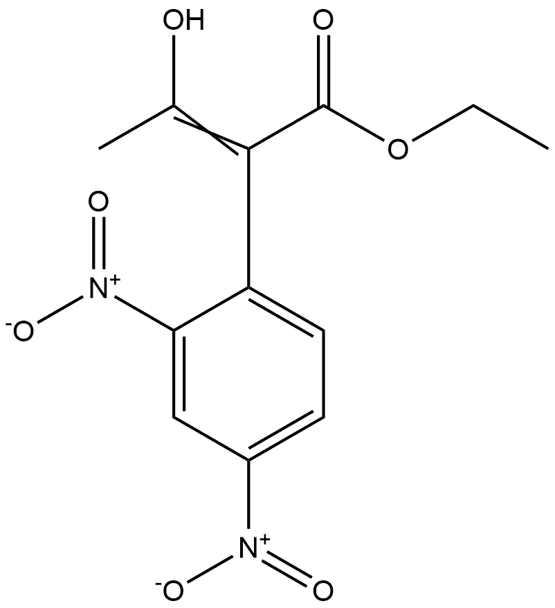 Benzeneacetic acid, α-(1-hydroxyethylidene)-2,4-dinitro-, ethyl ester