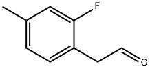 Benzeneacetaldehyde, 2-fluoro-4-methyl- Structure