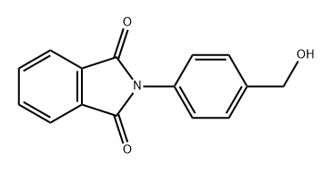 1H-Isoindole-1,3(2H)-dione, 2-[4-(hydroxymethyl)phenyl]- Struktur