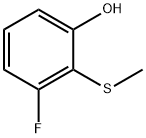 3-Fluoro-2-(methylthio)phenol 结构式