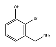 Phenol, 3-(aminomethyl)-2-bromo-,1243373-33-2,结构式