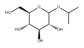 D-Glucopyranoside, 1-methylethyl Structure