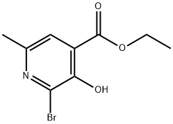 Ethyl 2-bromo-3-hydroxy-6-methylisonicotinate Struktur