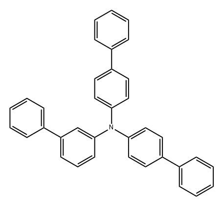 N-(联苯-3-基)-N-双(联苯-4-基)胺 结构式
