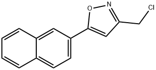 3-(chloromethyl)-5-(naphthalen-2-yl)-1,2-oxazole Structure
