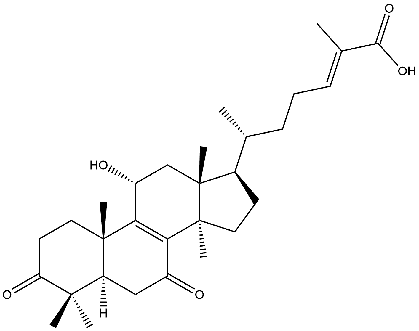1245703-70-1 LANOSTA-8,24-DIEN-26-OIC ACID, 11-HYDROXY-3,7-DIOXO-, (11Α,24E)-