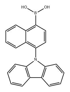 Boronic acid, B-[4-(9H-carbazol-9-yl)-1-naphthalenyl]- Structure
