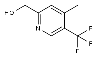 (4-Methyl-5-trifluoromethyl-pyridin-2-yl)-methanol 结构式