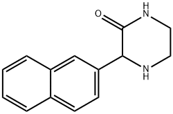 2-Piperazinone, 3-(2-naphthalenyl)- 结构式