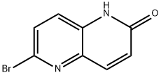1,5-Naphthyridin-2(1H)-one, 6-bromo- 结构式