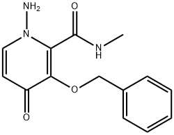 1-氨基-3-(苄氧基)-N-甲基-4-氧代-1,4-二氢吡啶-2-甲酰胺, 1246617-44-6, 结构式