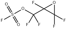 Fluorosulfuric acid, difluoro(2,3,3-trifluoro-2-oxiranyl)methyl ester Struktur